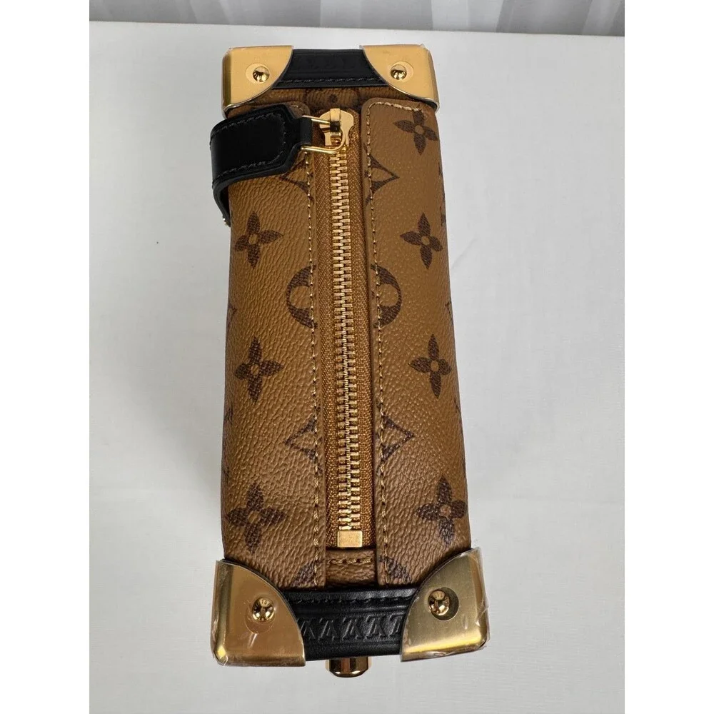 Louis Vuitton Side Trunk Handbag Reverse Monogram Canvas PM - Picture 9 of 11